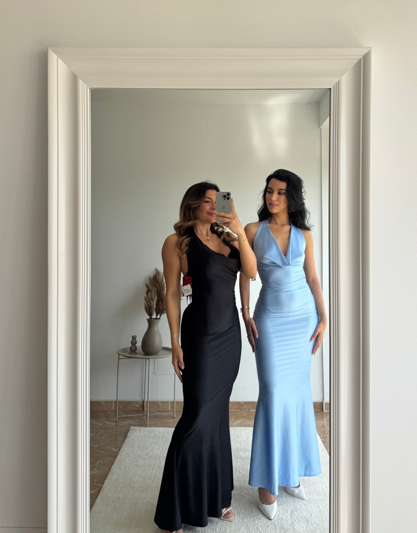 Vestido sirena celeste