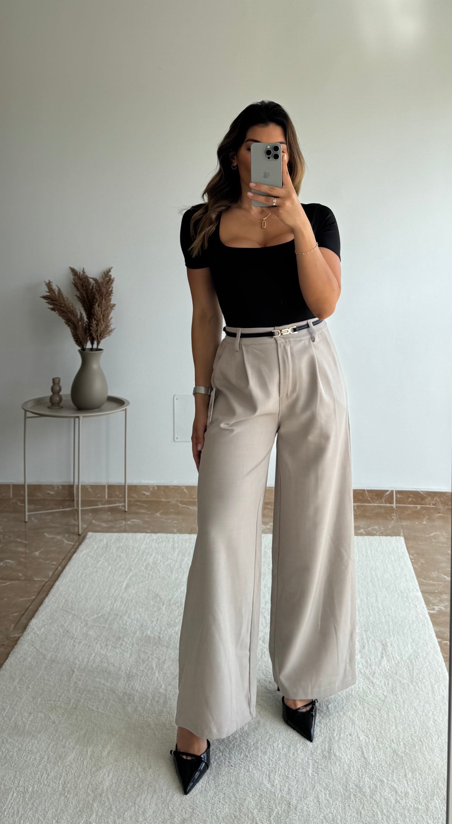 Body licra escote negro