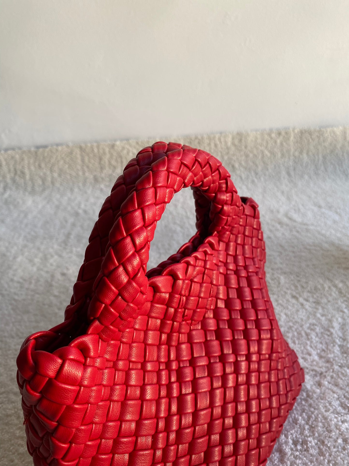 Bolso Trenzado Rojo