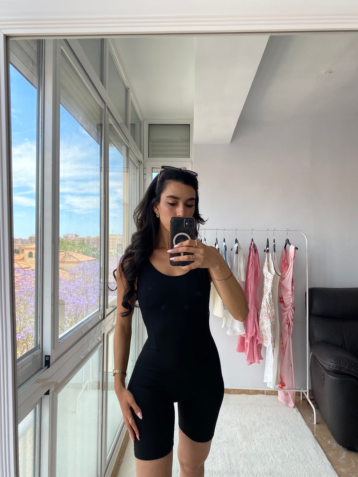 Mono Corto “Studio Fit” – Negro